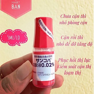 Nước nhỏ mắt cận Nhật Bản 5ml