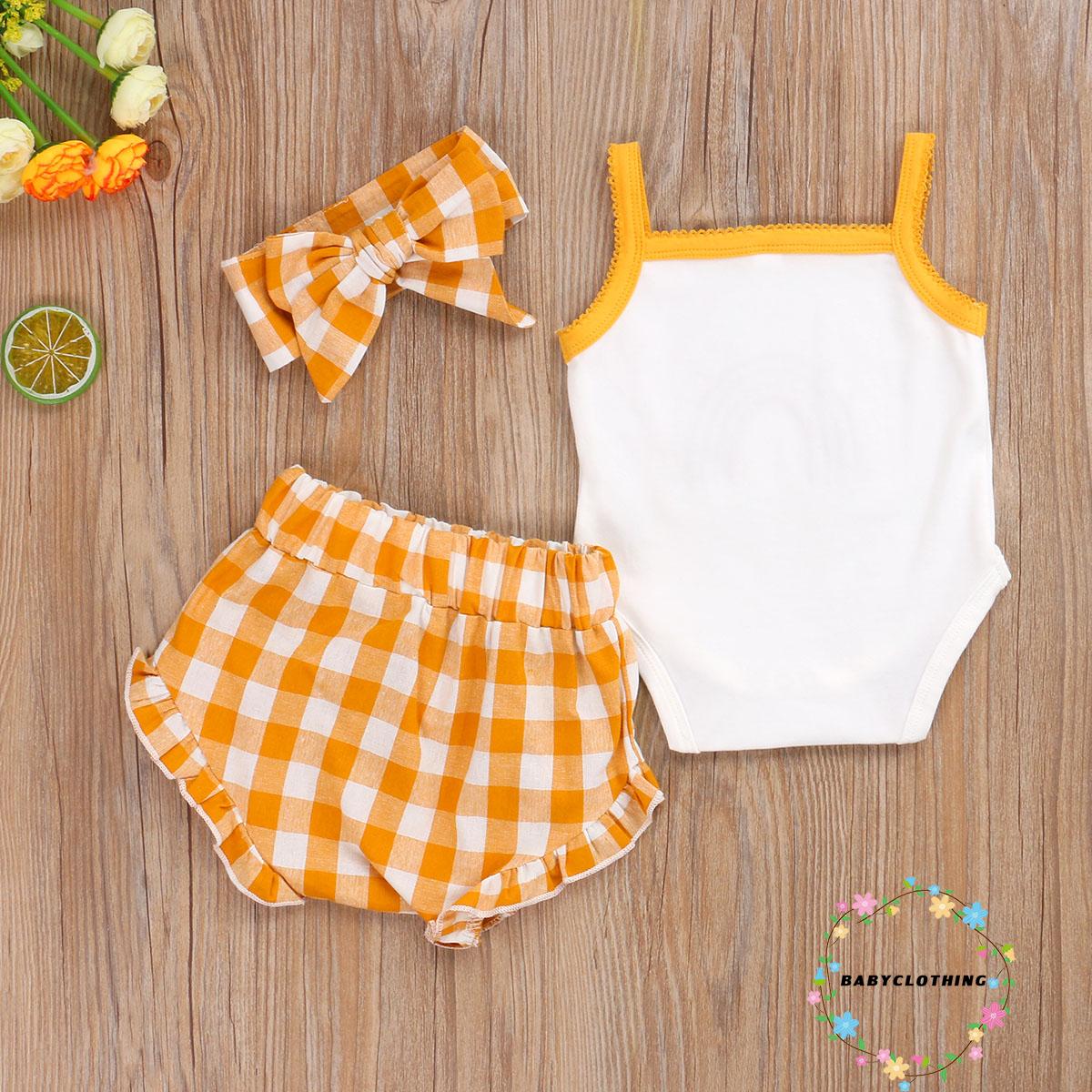 Áo Liền Quần Không Tay Màu Cầu Vồng Kèm Băng Đô Xinh Xắn Cho Bé