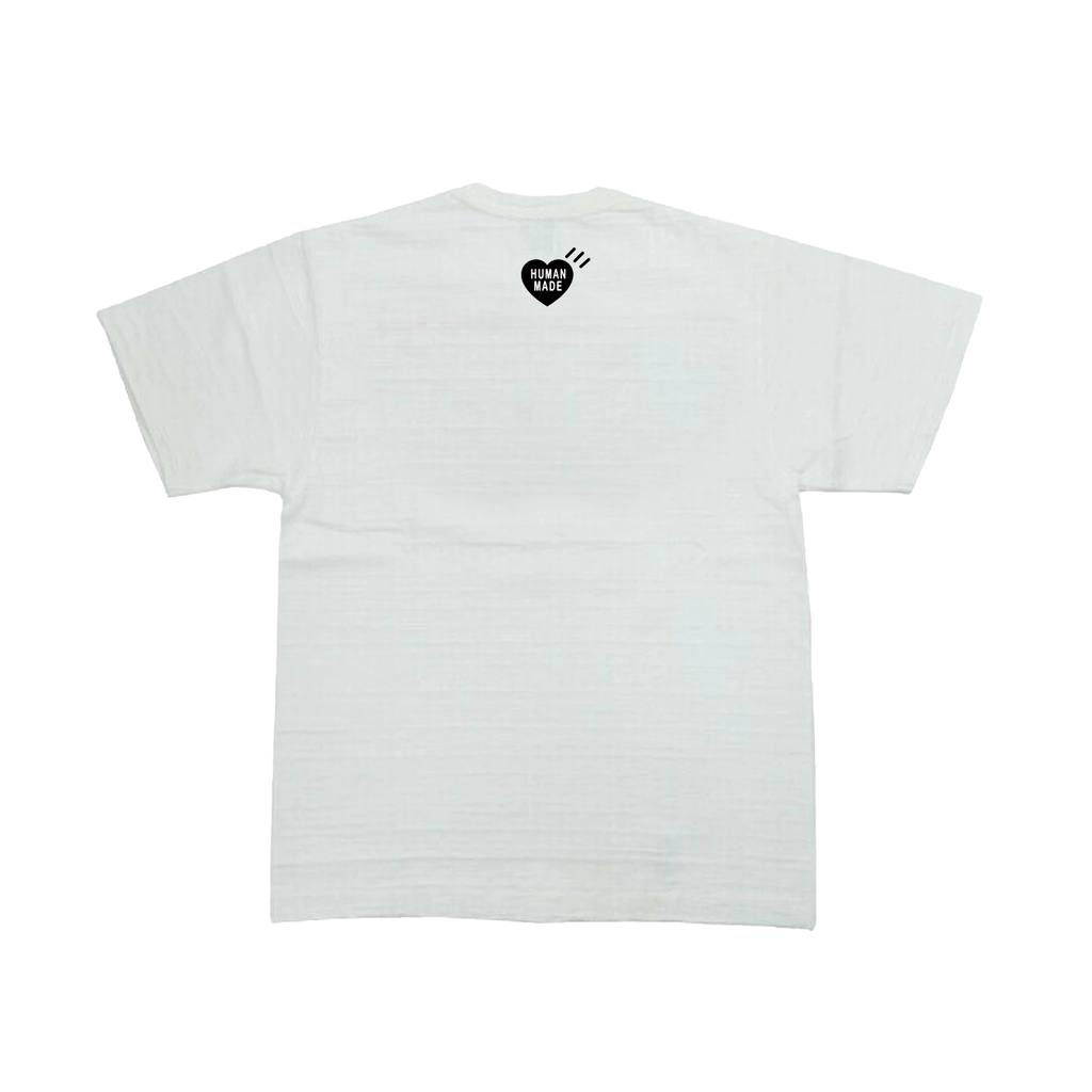 Human Made x UZIVERT joint cartoon bat letter printing tide brand casual couple short-sleeved T-shirt