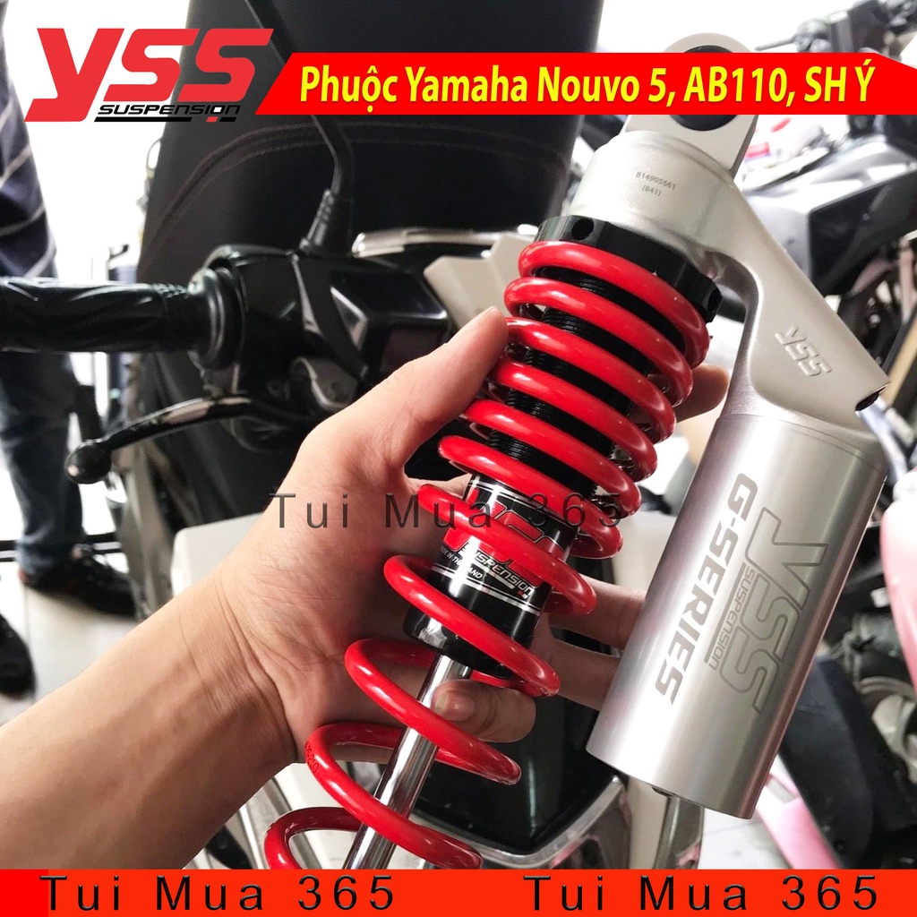 PHUỘC YSS G-SERIES 2020 cho Nouvo 5, AirBlade 110, SH Ý