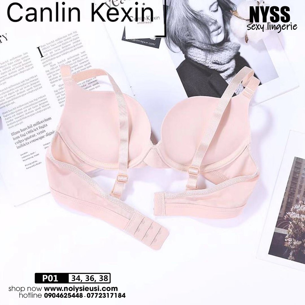 Áo Ngực Canlin Kexin P01 Mút Đúc Dày 3cm Nâng Ngực Pusp Up Hoàn Hảo Kiểu Dáng Nữ Tính Gợi Cảm
