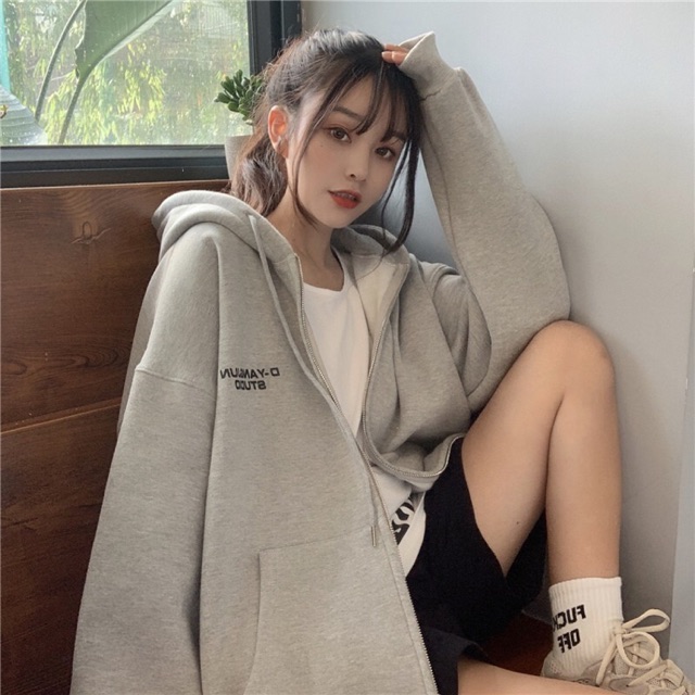 Áo khoác nữ ulzzang form dáng rộng Hàn Quốc