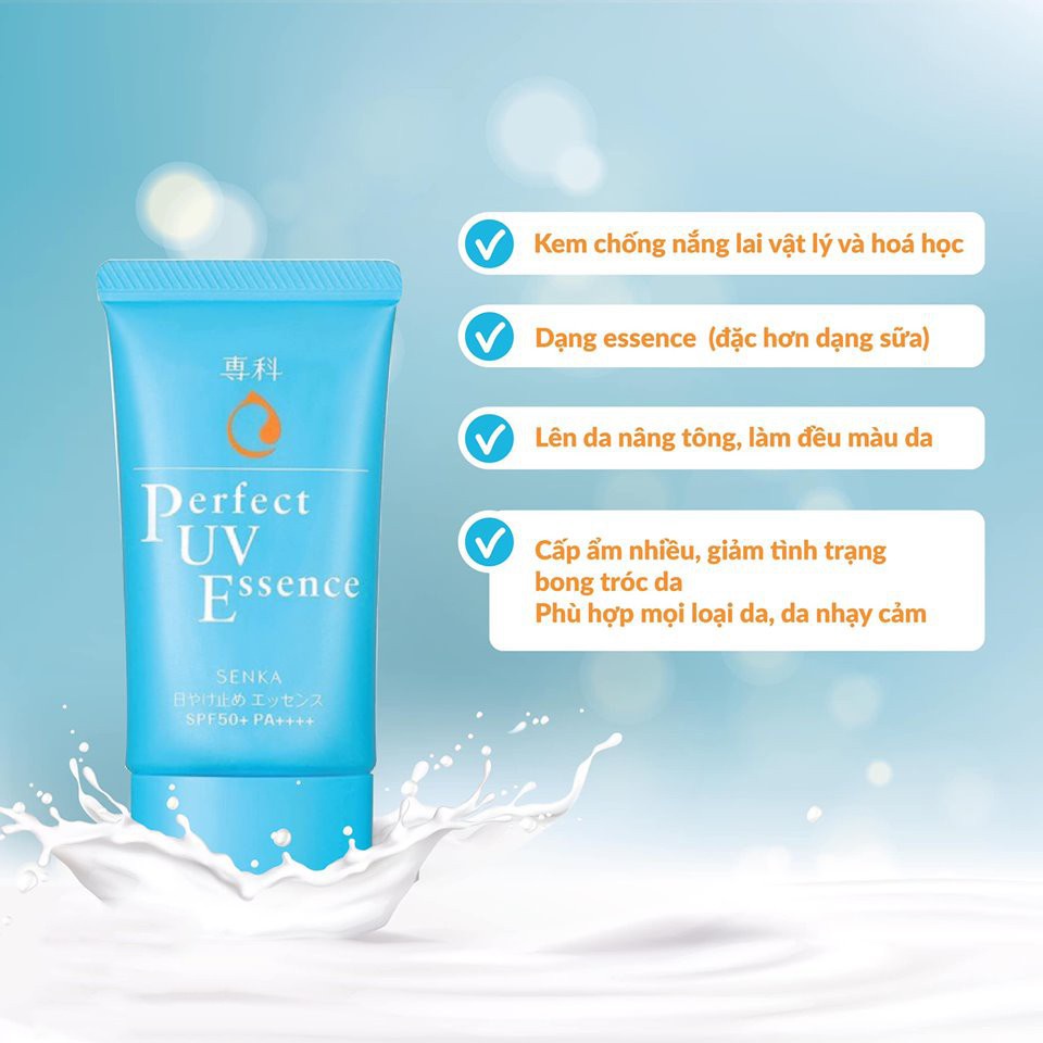 Tinh chất chống nắng Senka Perfect UV Essence 50g