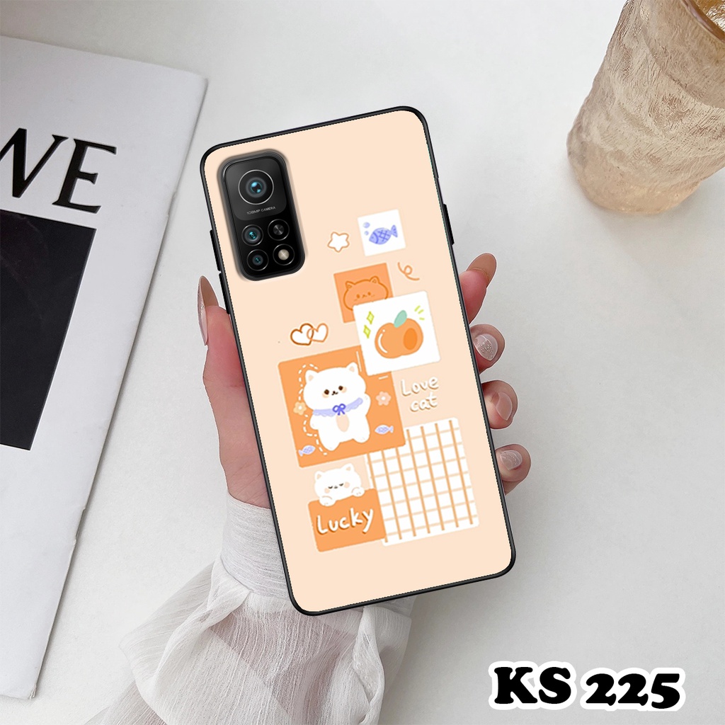 Ốp lưng Xiaomi Mi 10T 5G - Xiaomi Mi 10T Pro 5G - Ốp in hình thỏ con dễ thương - Lưng nhám Viền TPU cao cấp