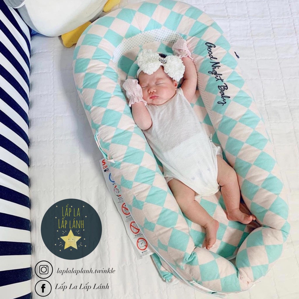 Nôi di động Goodnightbaby cho bé madeinKorea bé sơ sinh, an toàn cho bé