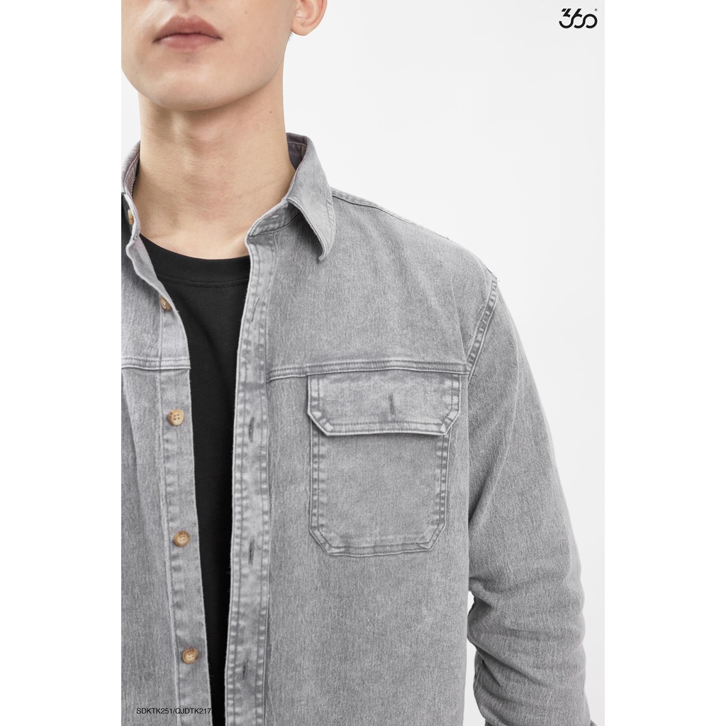 Áo sơ mi khaki thương hiệu thời trang nam 360Boutique chất liệu cao cấp - SDKTK251 | BigBuy360 - bigbuy360.vn