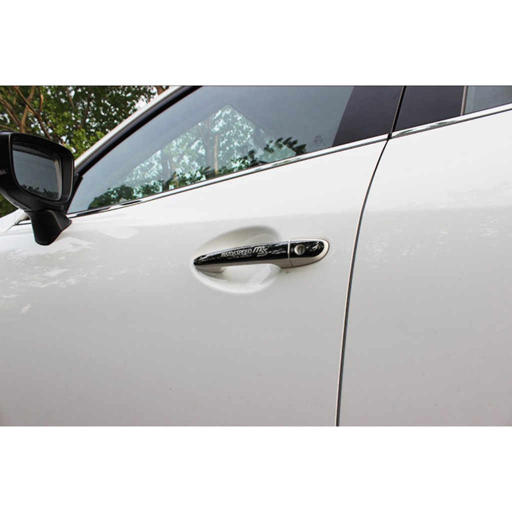 Bộ ốp tay nắm cao cấp Mazdaspeed cho các dòng xe Mazda 2 -3 - 6 - CX5