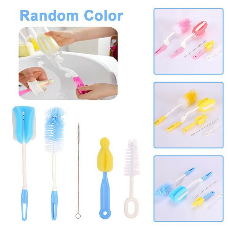 Cọ rửa bình sữa 5 chi tiết tiện dụng