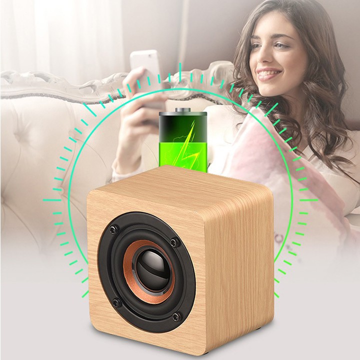 Loa Bluetooth mini retro di động âm thanh nổi siêu trầm - Mã TZBS496