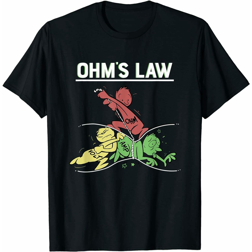 Ohms Law Áo thun ngộ nghĩnh Điện tử Kỹ sư Tee
