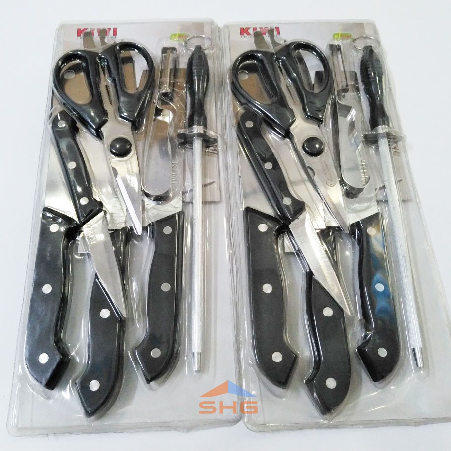 BỘ DAO KÉO 7 MÓN KIWI