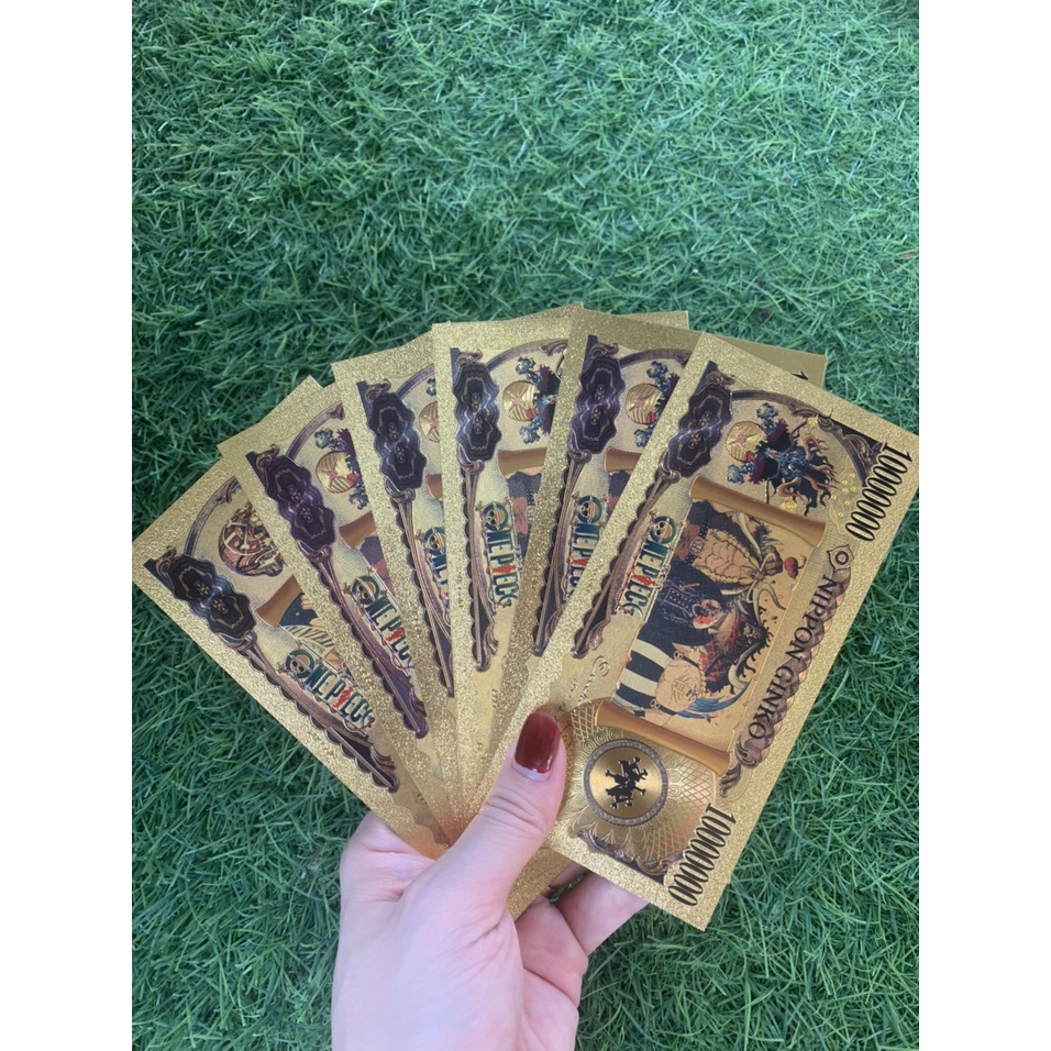 Tiền yên nhật One Piece mạ vàng