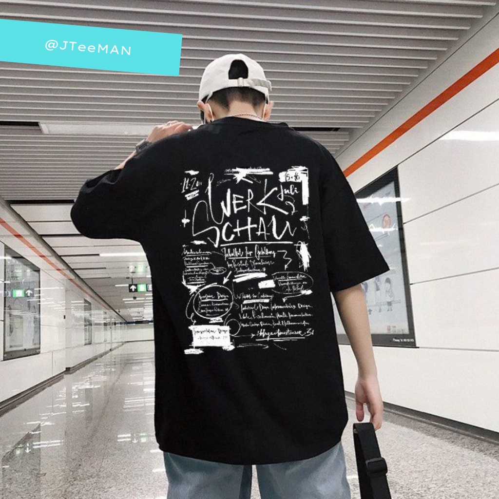 Áo thun Unisex tay lỡ form rộng cao cấp JTeeMan, áo phông Unisex nam nữ StreetStyle vải Cotton thoáng mát - JT23