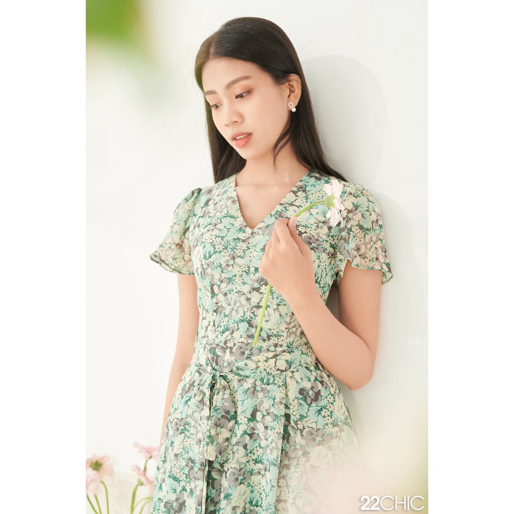 Váy xòe hoa to nhẹ nhàng Flora Dress - 22CHIC | BigBuy360 - bigbuy360.vn