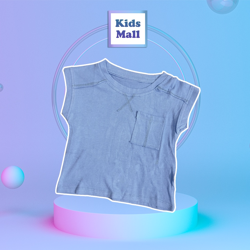 Áo cotton sát nách bé trai/bé gái 8-22kg thoáng mát mùa hè, cotton Hàn xuất xịn