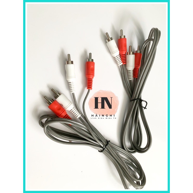DÂY TÍN HIỆU 4 ĐẦU BÔNG SEN (AV/RCA) 1m5