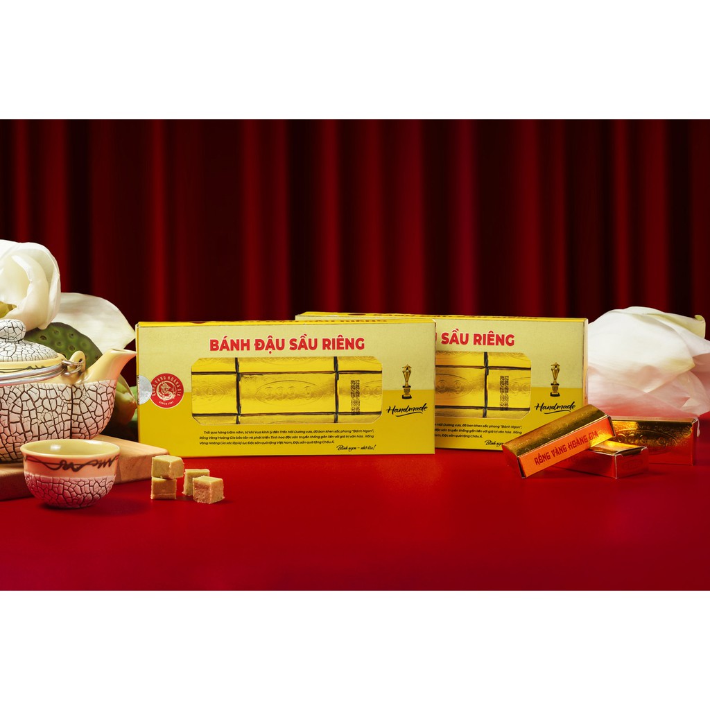 HÀNG XUẤT NHẬT - BÁNH ĐẬU XANH SẦU RIÊNG 170g - RỒNG VÀNG HOÀNG GIA - Vị sầu riêng thượng hạng | BigBuy360 - bigbuy360.vn