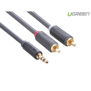 Cáp audio 1 ra 2 RCA hoa sen Dài 1M Ugreen 10772 chính hãng
