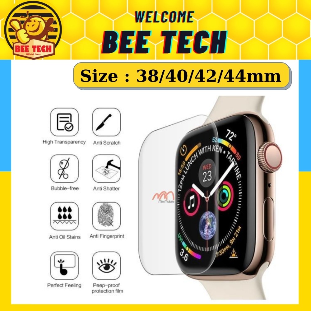 Miếng dán PPF Apple Watch chống va đập, tự phục hồi - Beetech