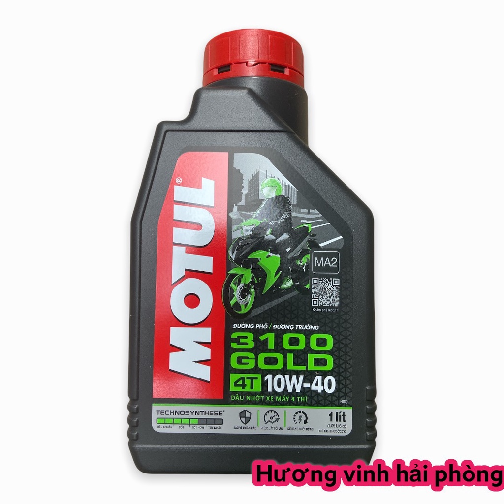 Dầu nhớt MOTUL 3100 gold xe số 10w40 1L