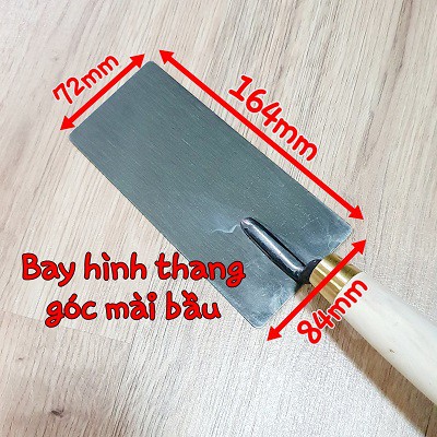 Bay Xây Tô Hình Thang Cân 72x164x84mm (vòng inox)