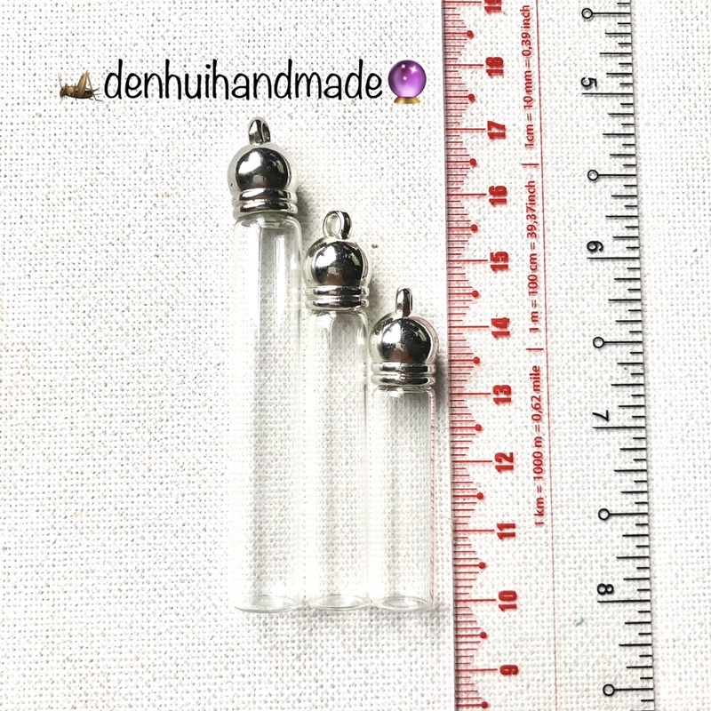 🧂Lọ Thủy Tinh🧂Nhỏ Tí Nị Dài Nhằn Siêu Yêu 0.5ml/ 1ml/ 2ml/ 3ml