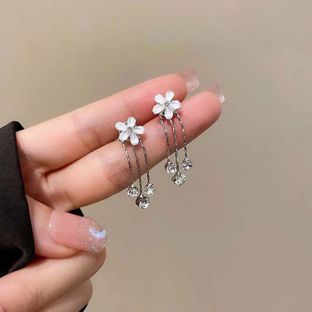 Bông Tai VANES1 Hình Hoa Thanh Lịch Cho Nữ