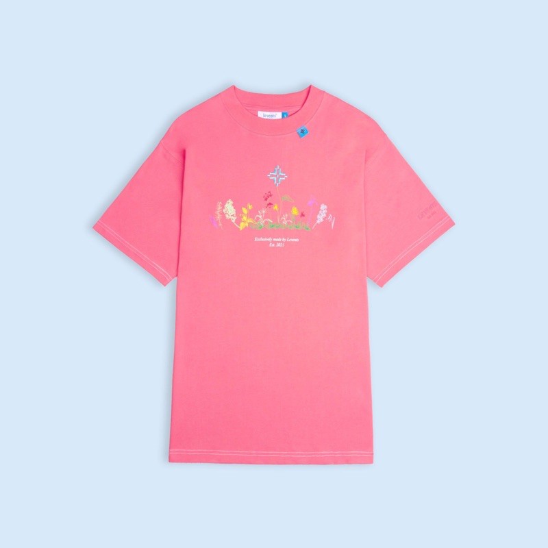 Áo thun LEVENTS LVS FLORAL 0.5 TEES BLACK/WHITE/HUNTER/ROSE PINK Tặng Kèm Túi Tote Hoặc Túi Giấy Khi Mua Từ 2SP Levents