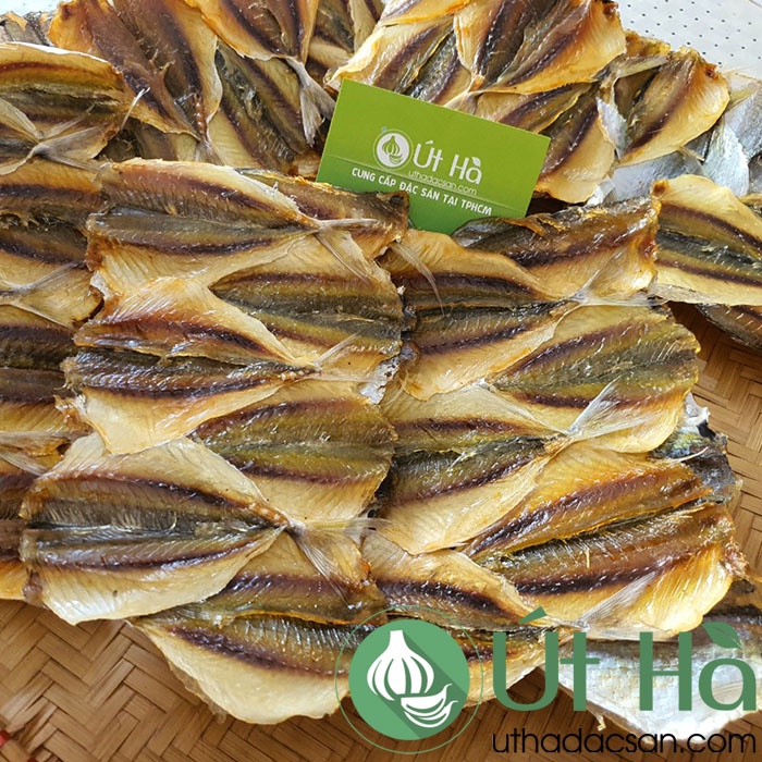 Khô Cá Chỉ Vàng Quảng Ngãi Túi 200gr Loại 1 Thịt Thơm Ngon Vàng Ươm - Út Hà Đặc Sản