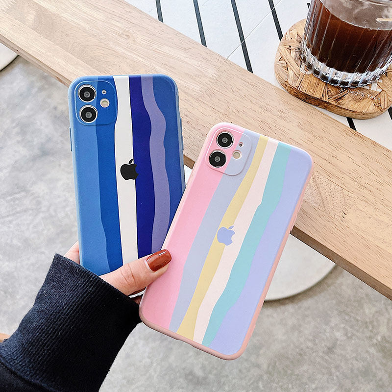 Ốp điện thoại silicon TPU đơn giản họa tiết gợn sóng cho iPhone 11 Pro Max X Xr Xs Max 7 8+ Se 2020 12 pro max 12 mini 13 pro max 13 mini | BigBuy360 - bigbuy360.vn