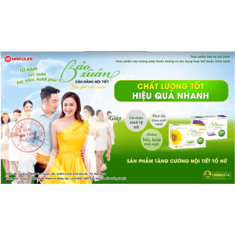 ✅ Bảo Xuân Gold và Bảo Xuân Tím - Tăng cường nội tiết tố nữ, gìn giữ nét xuân
