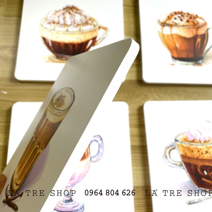 BỘ TRANH 3D Trà chanh - Cafee trang trí quán - Set 6 tranh | BigBuy360 - bigbuy360.vn