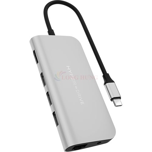 Cổng chuyển đổi HyperDrive 9-in-1 Power USB-C Hub HD30F - Hàng chính hãng