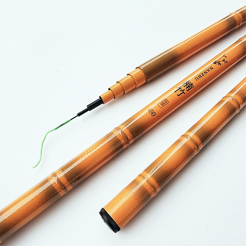 Cần câu đơn 3H Đả Cẩu Thu gọn khoảng từ 64cm tặng kèm theo bộ dây và phao câu lưỡi câu CD30