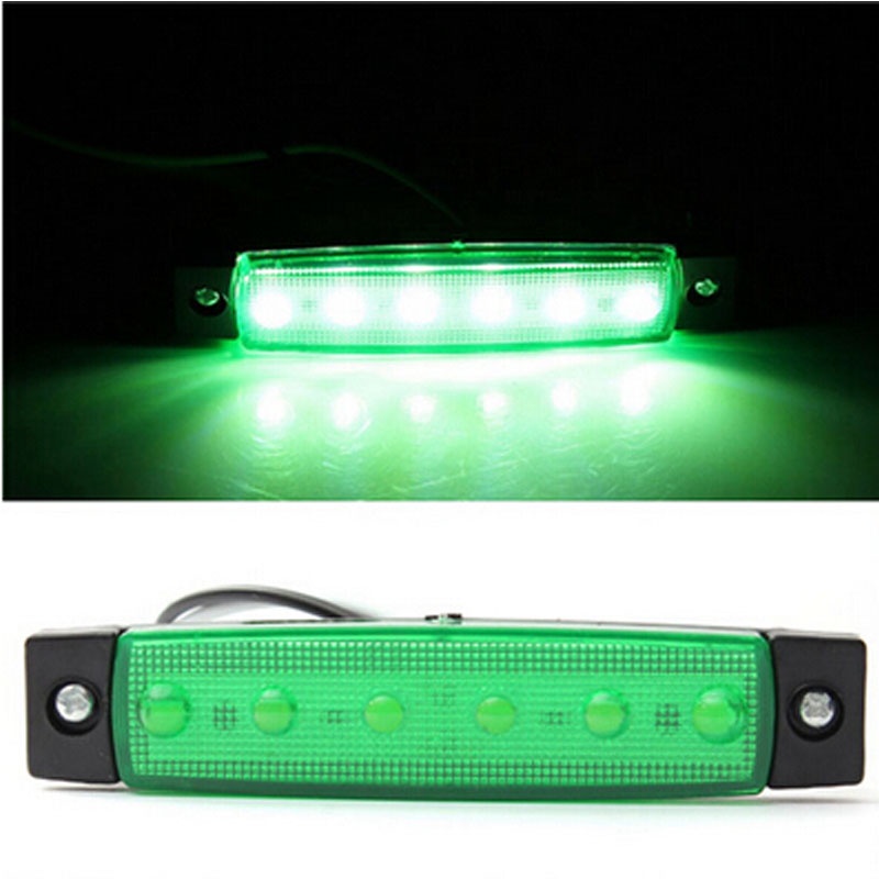 Đèn Led Tín Hiệu DC 12V-24V 6 SMD Chuyên Dụng Cho Xe Hơi Xe Tải