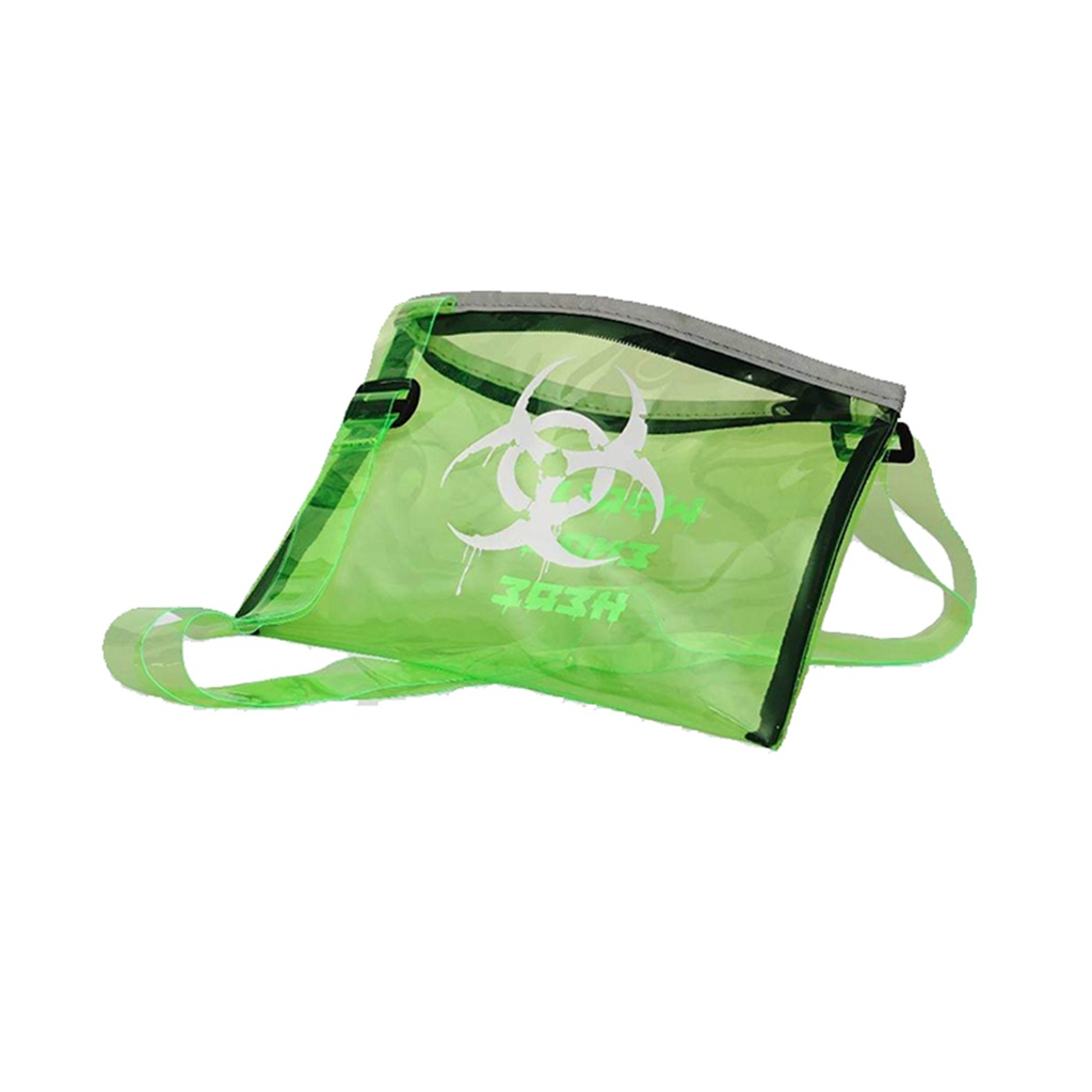 Túi trong suốt Dino - Xanh - Street Gang