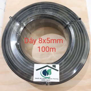 Dây phun sương PE đen 8mm- Cuộn 100m