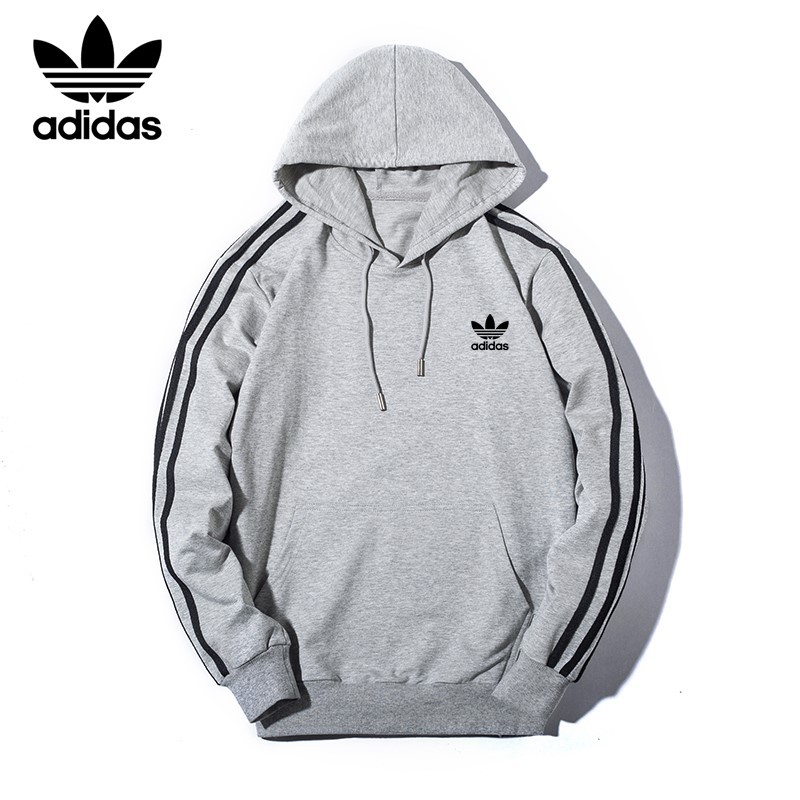 Áo sweater thể thao adidas tay dài chất liệu cotton thoáng khí thời trang cho nam