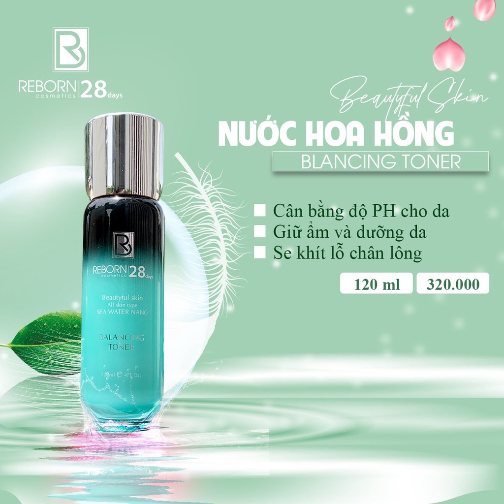 Nước hoa hồng - Toner REBORN 120ml