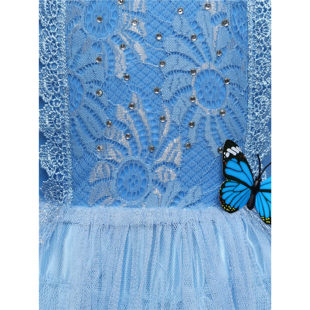 NNJXDĐầm Hóa Trang Nnjxd Tay Dài Kiểu Công Chúa Cinderella Đáng Yêu Cho Bé Gái Thích Hợp Mặc Dự Tiệc