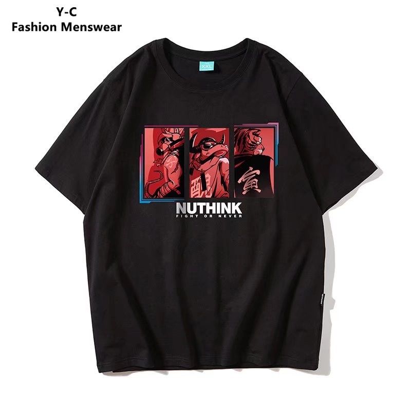 【M-8XL】Áo Thun Nam Ngắn Tay Oversize In Xu Hướng Đường Phố Mới Mùa Hè