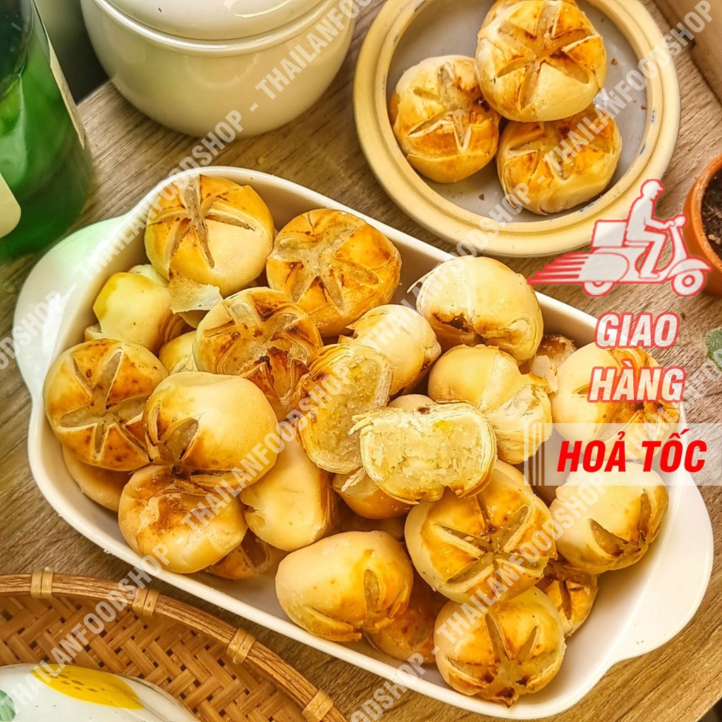 Bánh Dừa Sầu Riêng - Bim Bim Que - Bánh Quy Cá