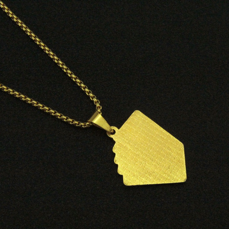 Vòng cổ Mặt Thẻ Bài Phong Cách hip hop Cho Nam