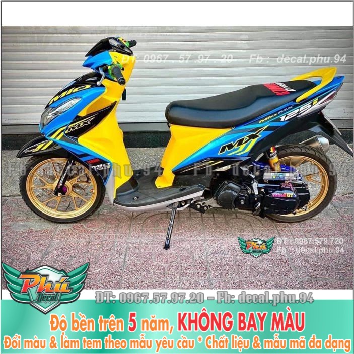 Tem rời Luvias Xanh vàng đen (H) -1