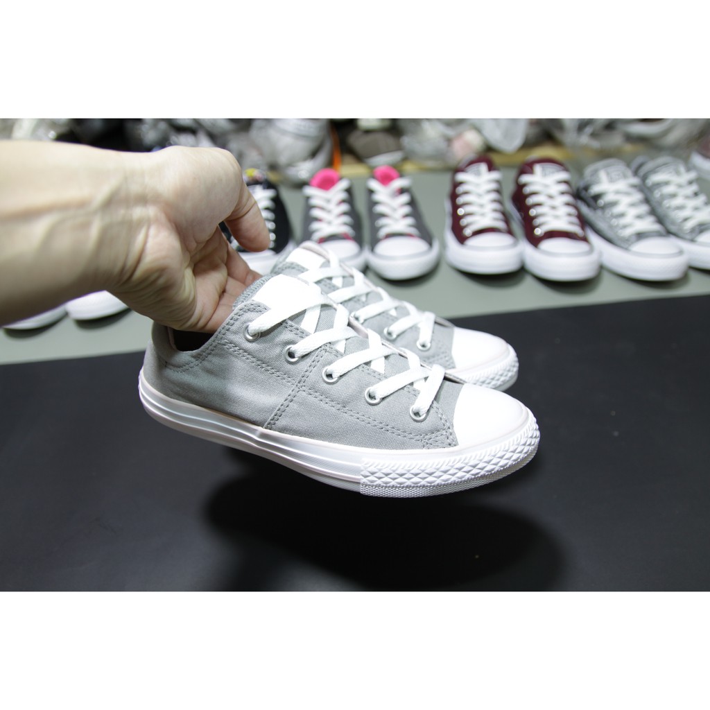 Giày Converse chính hãng Madison thấp cổ vải xám CTVX33