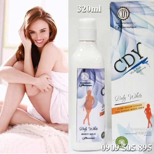 Kem dưỡng trắng da makeup up body CDY Body White