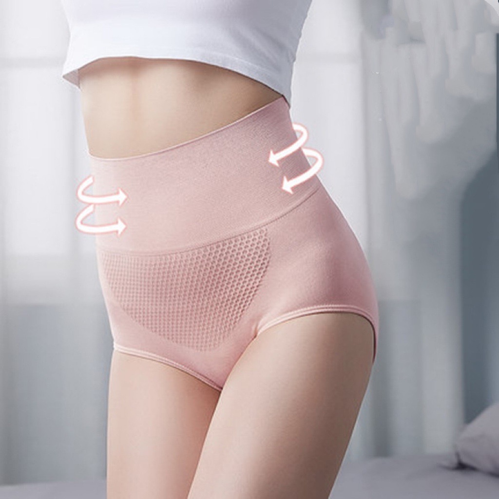 Quần lót nữ kháng khuẩn Cotton Lưng Cao Không Đường May Tạo Cảm Giác Thoải Mái Cho Nữ