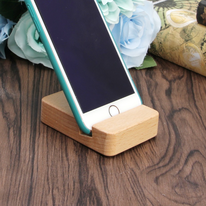 Giá đỡ điện thoại bằng gỗ để bàn tiện dụng | BigBuy360 - bigbuy360.vn
