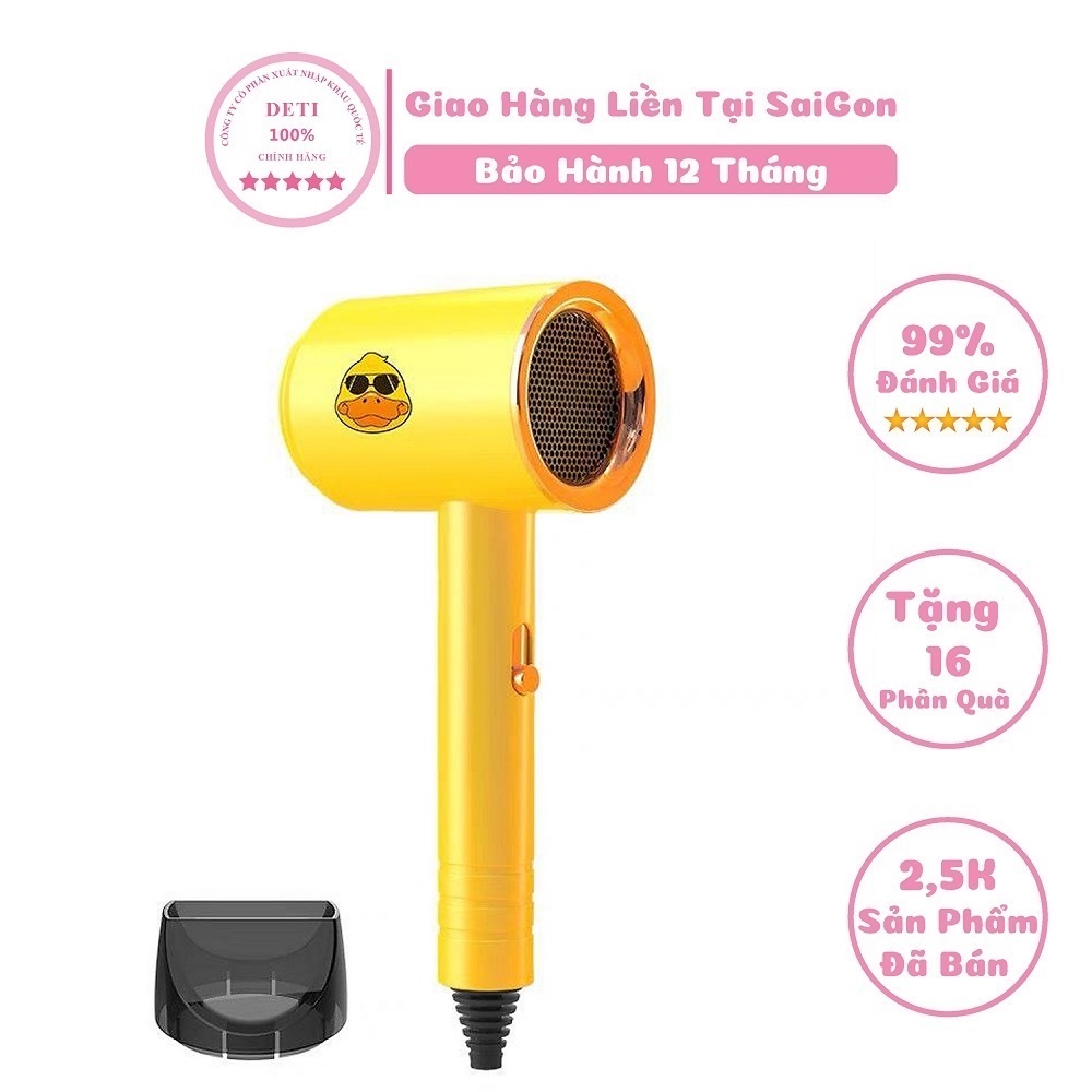 Máy sấy tóc mini công suất lớn nóng tạo kiểu uốn đa năng 2 chiều chuyên nghiệp salon cao cấp chính hãng BH 12 tháng