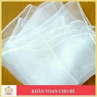 khăn voan tránh bụi cho trẻ